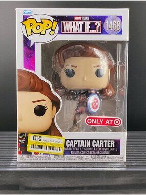 Funko Pop Marvel What If Captain Carter 1468 Vinyl Figure Exclusive New